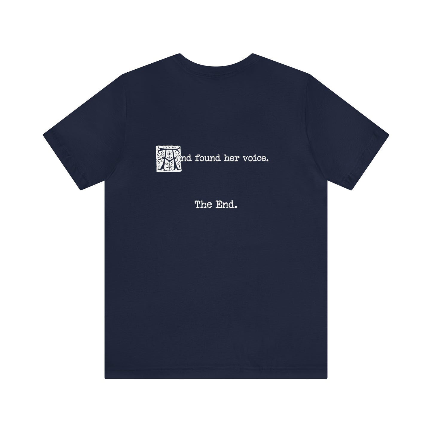 And Found Her Voice - The Little Mermaid Classic Art Unisex Short Sleeve Tee