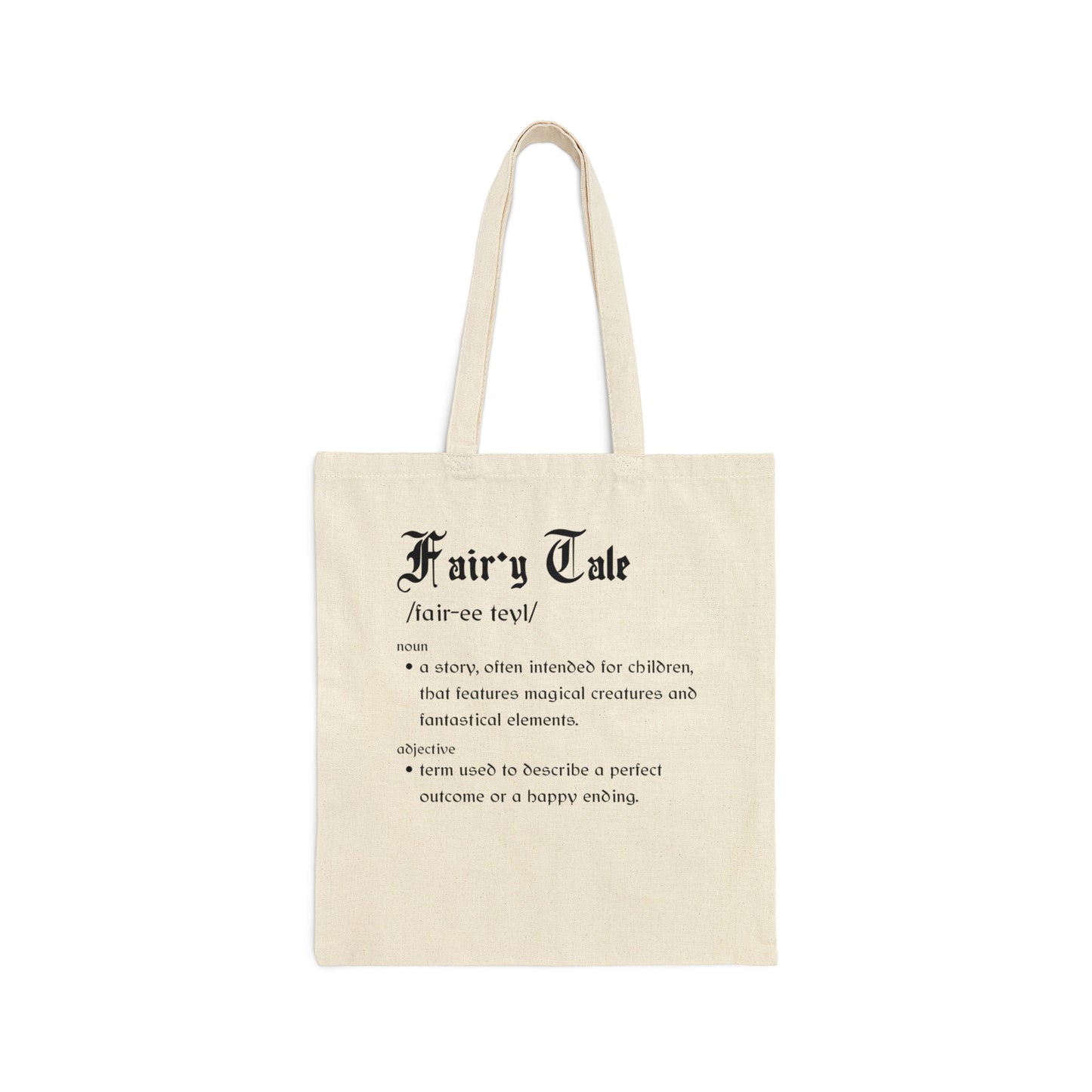 Fairy Tale Definition Tote Bag