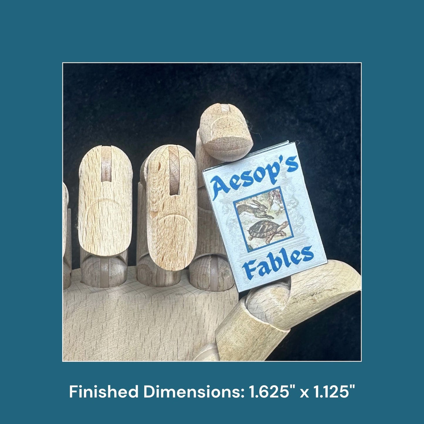 Printable Aesop's Fables Miniature Book - Instant PDF Download