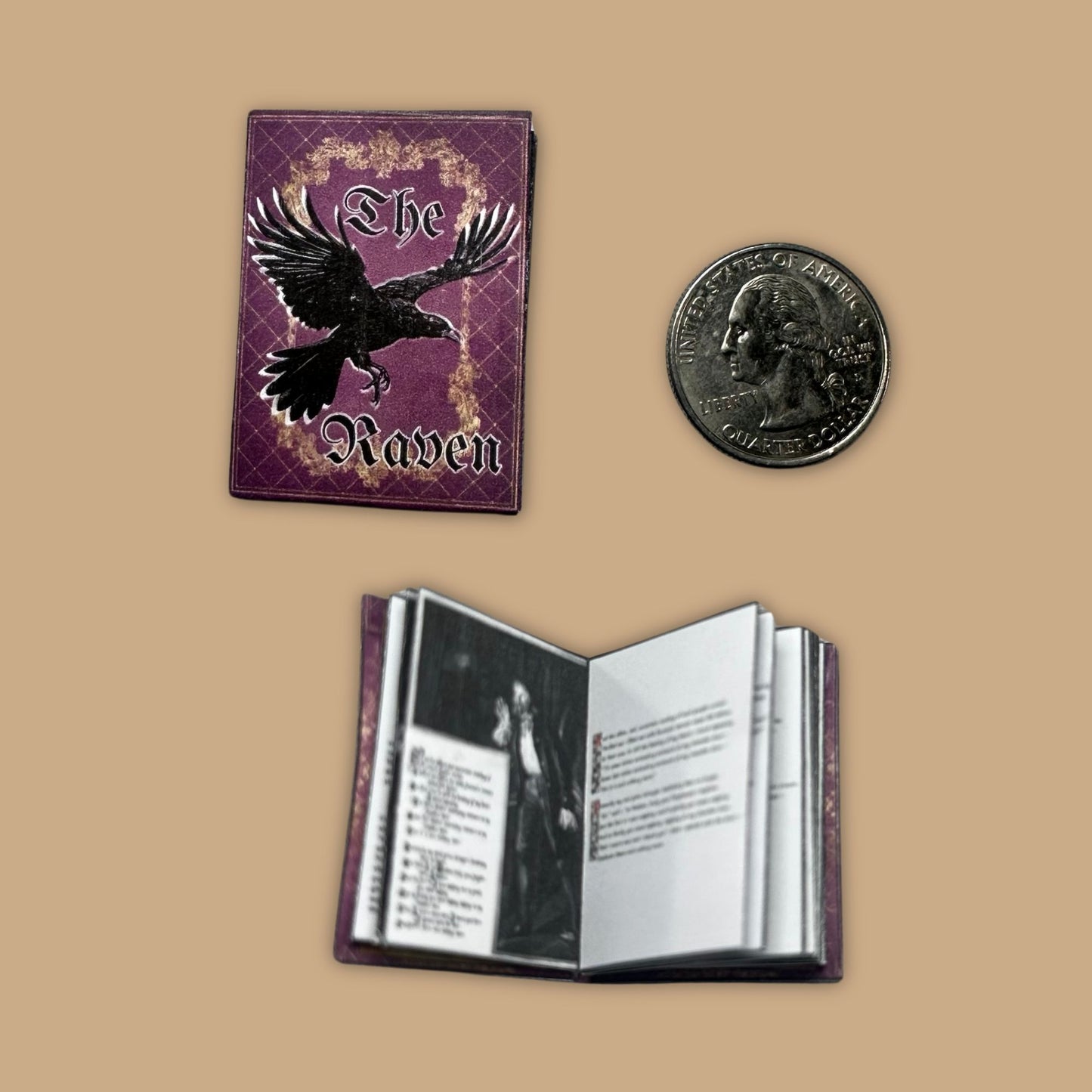 Printable Gothic Horror Miniature Book Bundle of 3 - Instant PDF Download