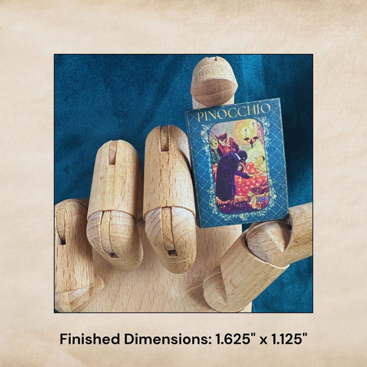 Printable Pinocchio Miniature Book - Instant PDF Download