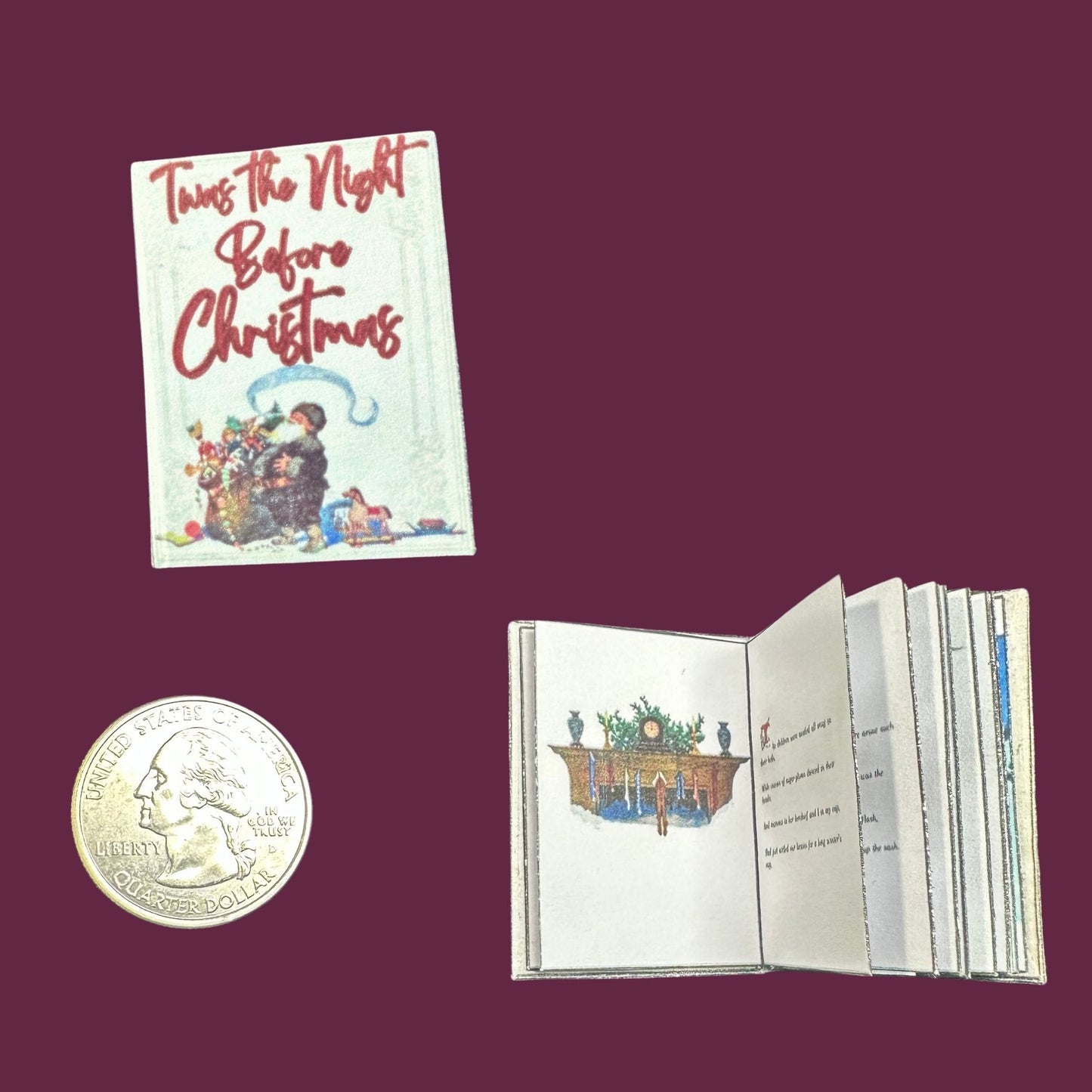 Printable Christmas Stories Miniature Book Bundle of 3 - Instant PDF Download