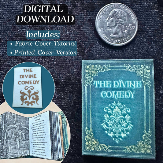 Printable The Divine Comedy Miniature Book - Instant PDF Download