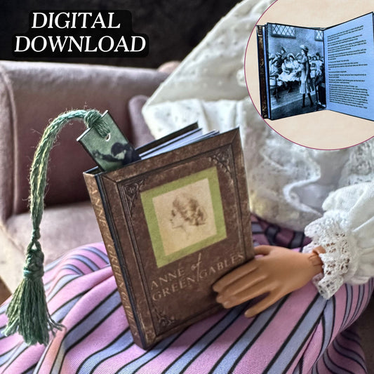 Printable Anne of Green Gables Miniature Book - Instant PDF Download