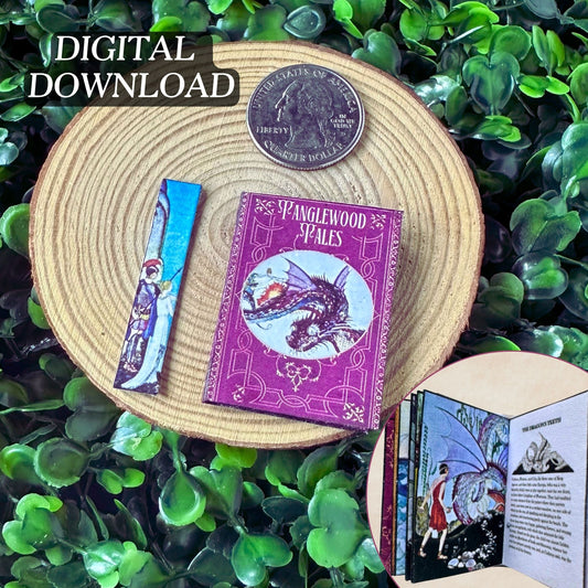 Printable Tanglewood Tales Miniature Book - Instant PDF Download