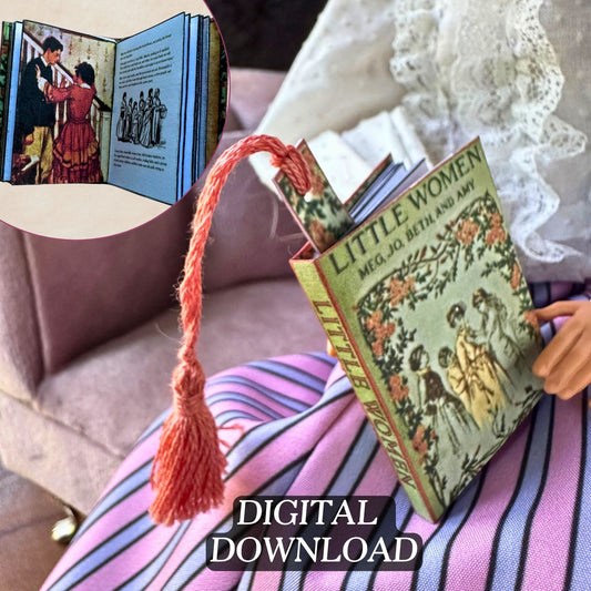 Printable Little Women Miniature Book - Instant PDF Download