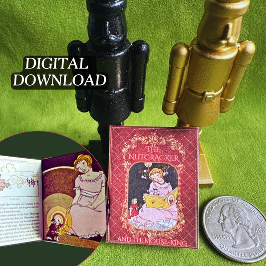 Printable The Nutcracker and the Mouse King Miniature Book - Instant PDF Download