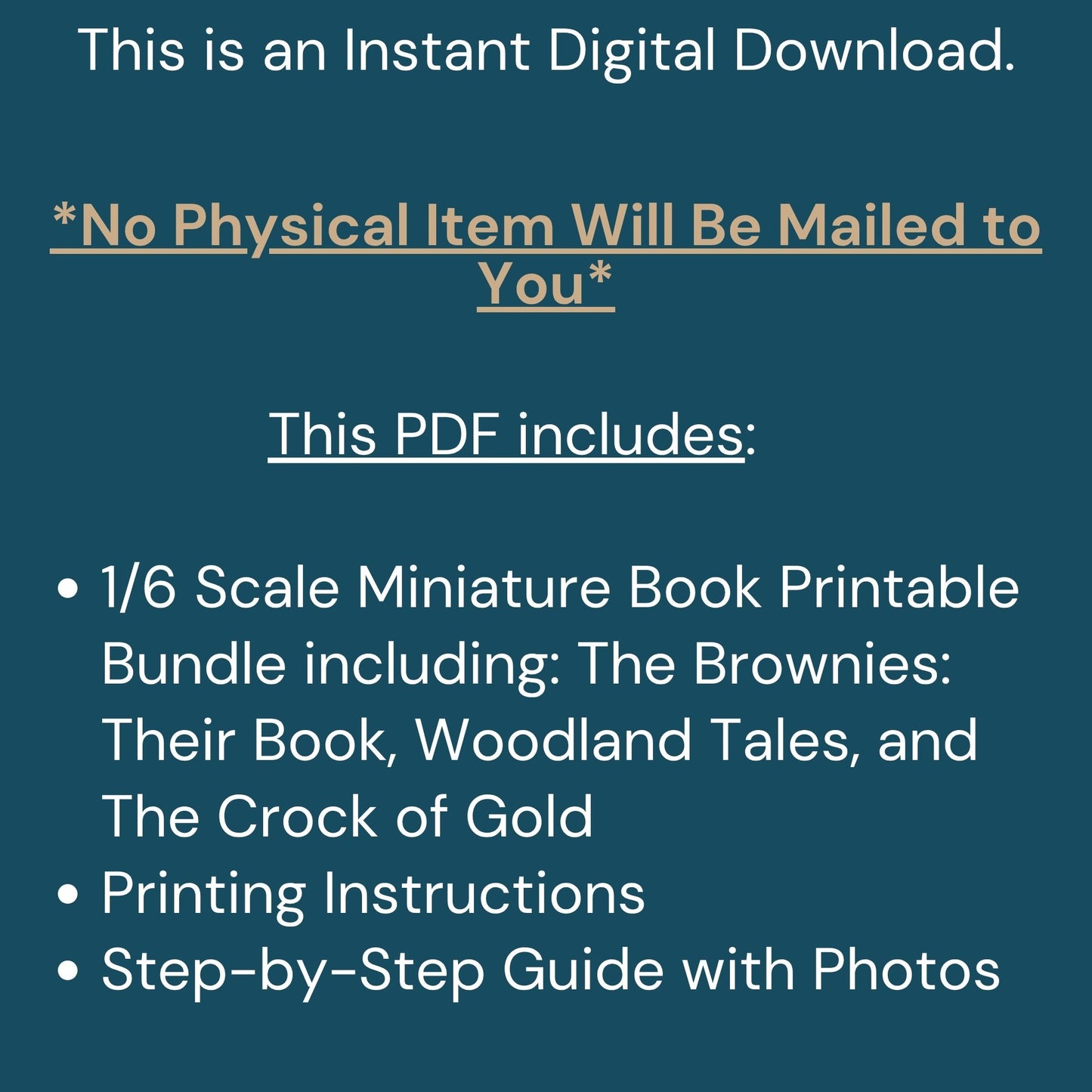 Printable Take to the Woods Miniature Book Bundle of 3 - Instant PDF Download