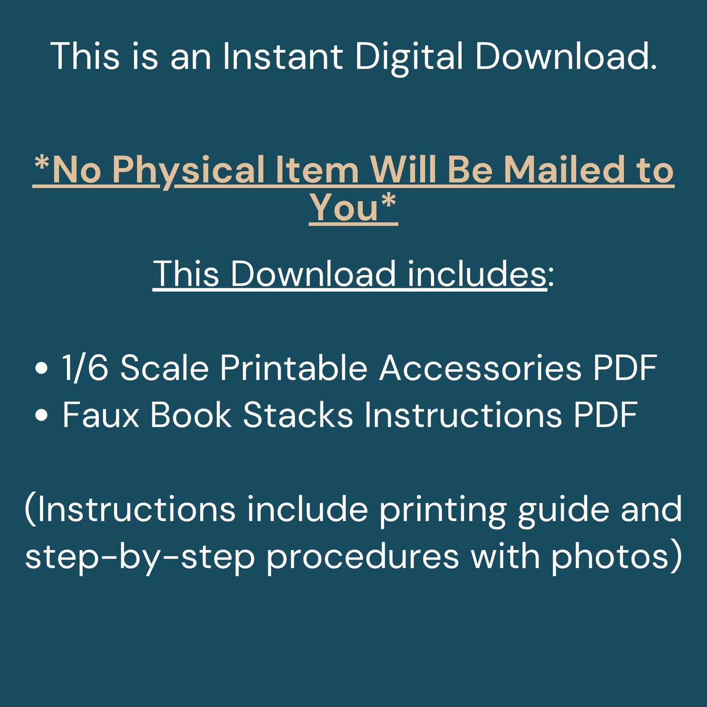 Printable Fairy Spell Chamber Mini Accessories - Instant PDF Download