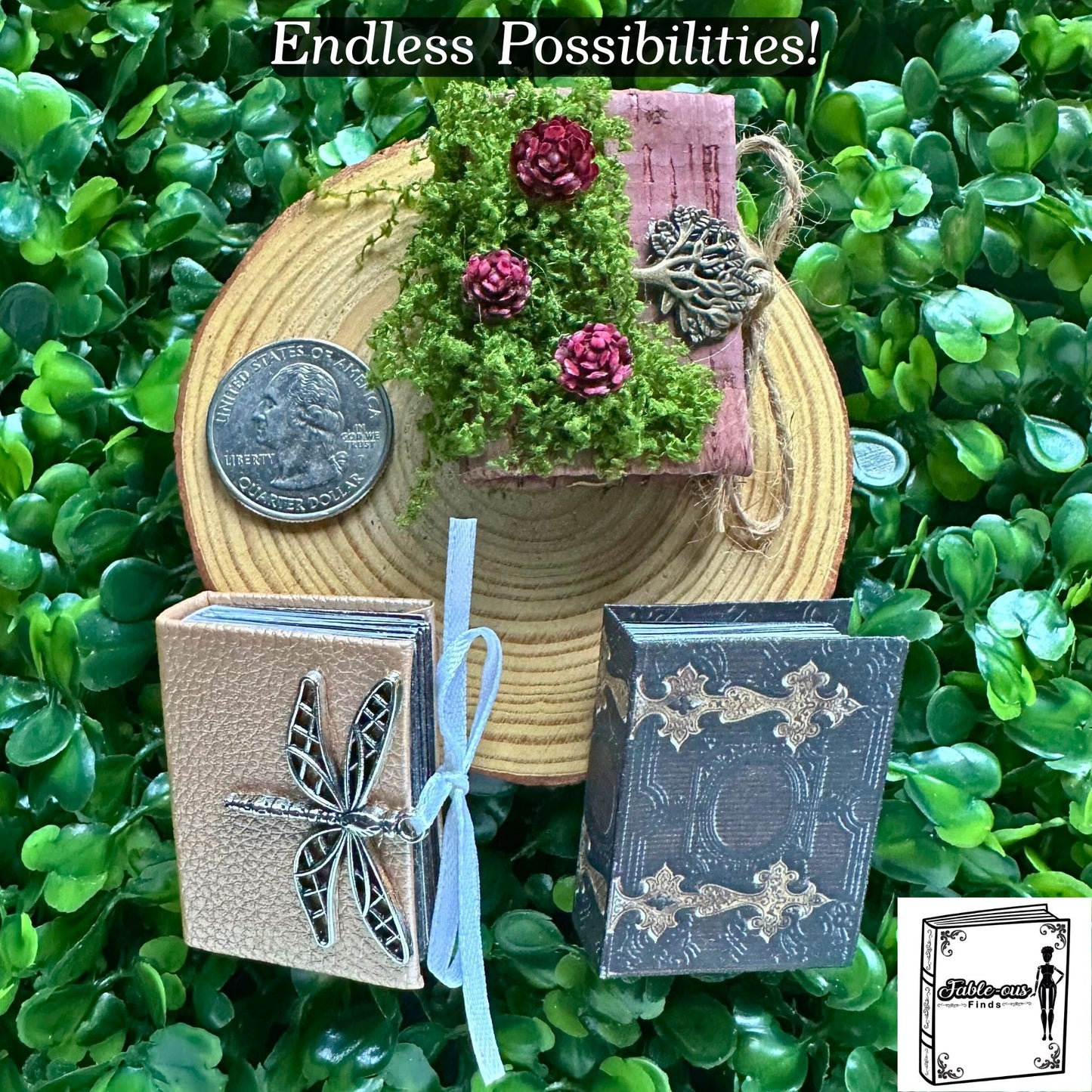 Printable Fairy Spellbook Miniature Book - Instant PDF Download