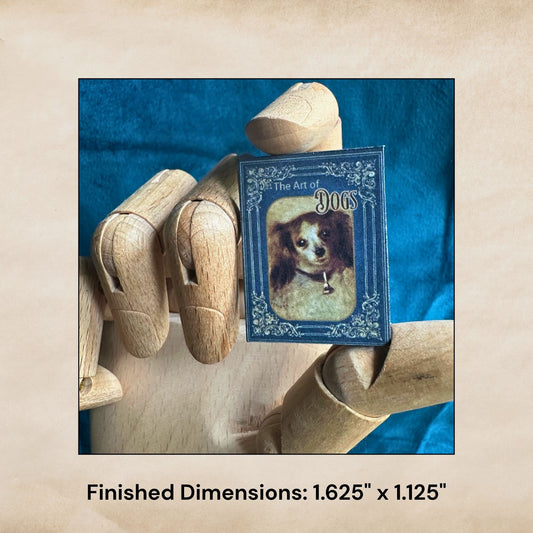 Printable Dogs Miniature Book of Art - Instant PDF Download