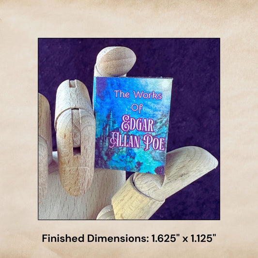 Printable Edgar Allan Poe Miniature Book - Instant PDF Download