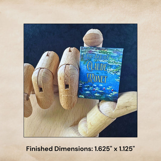 Printable Claude Monet Miniature Book of Art - Instant PDF Download