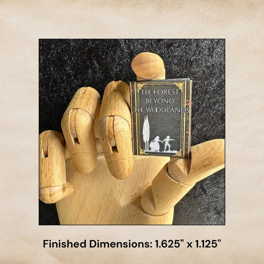 Printable The Forest Beyond the Woodlands Miniature Book - Instant PDF Download