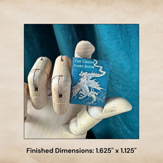 Printable The Green Fairy Book Miniature Book - Instant PDF Download