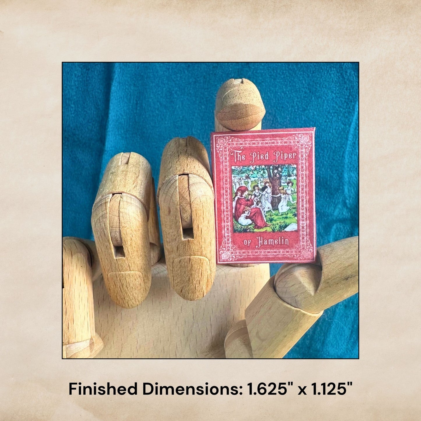 Printable The Pied Piper of Hamelin Miniature Book - Instant PDF Download
