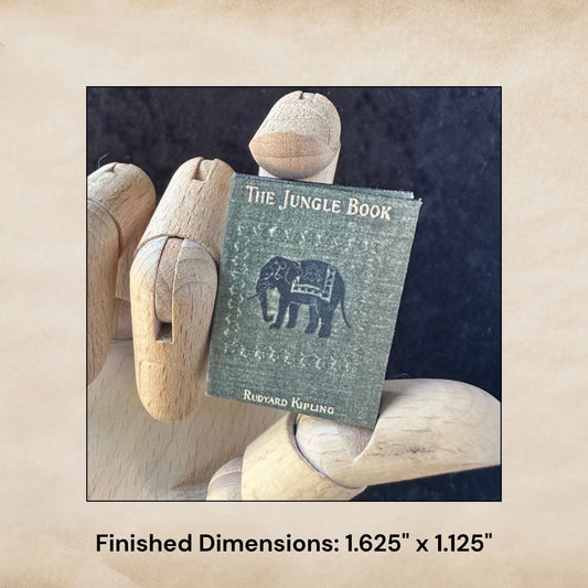 Printable The Jungle Book Miniature Book - Instant PDF Download
