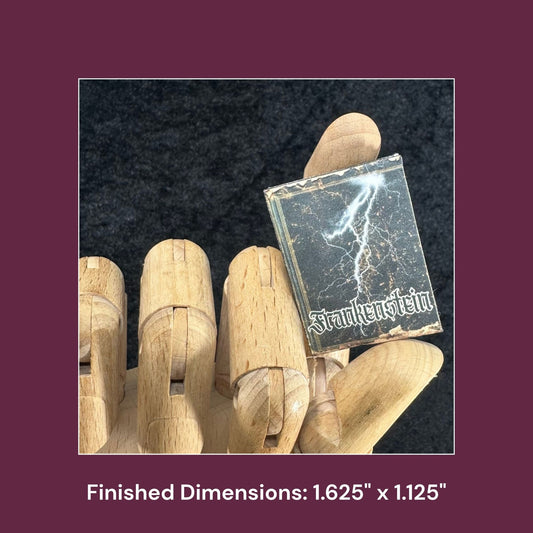 Printable Frankenstein Miniature Book - Instant PDF Download