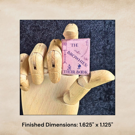 Printable The Brownies: Their Book Miniature Book - Instant PDF Download