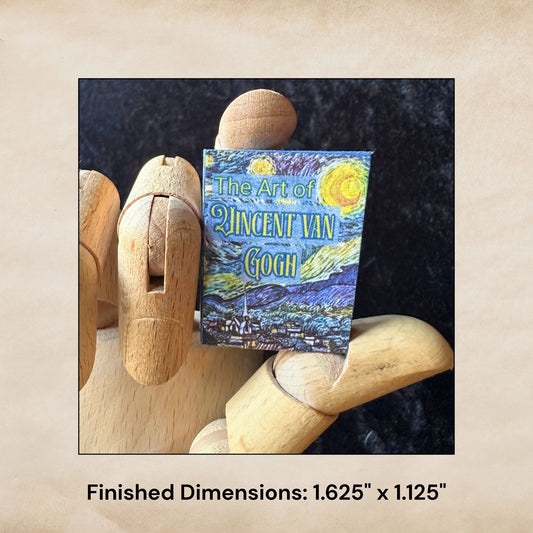 Printable Vincent van Gogh Miniature Book of Art - Instant PDF Download