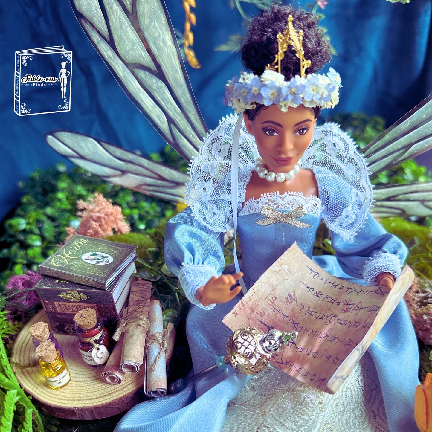 Printable Fairy Spell Chamber Mini Accessories - Instant PDF Download