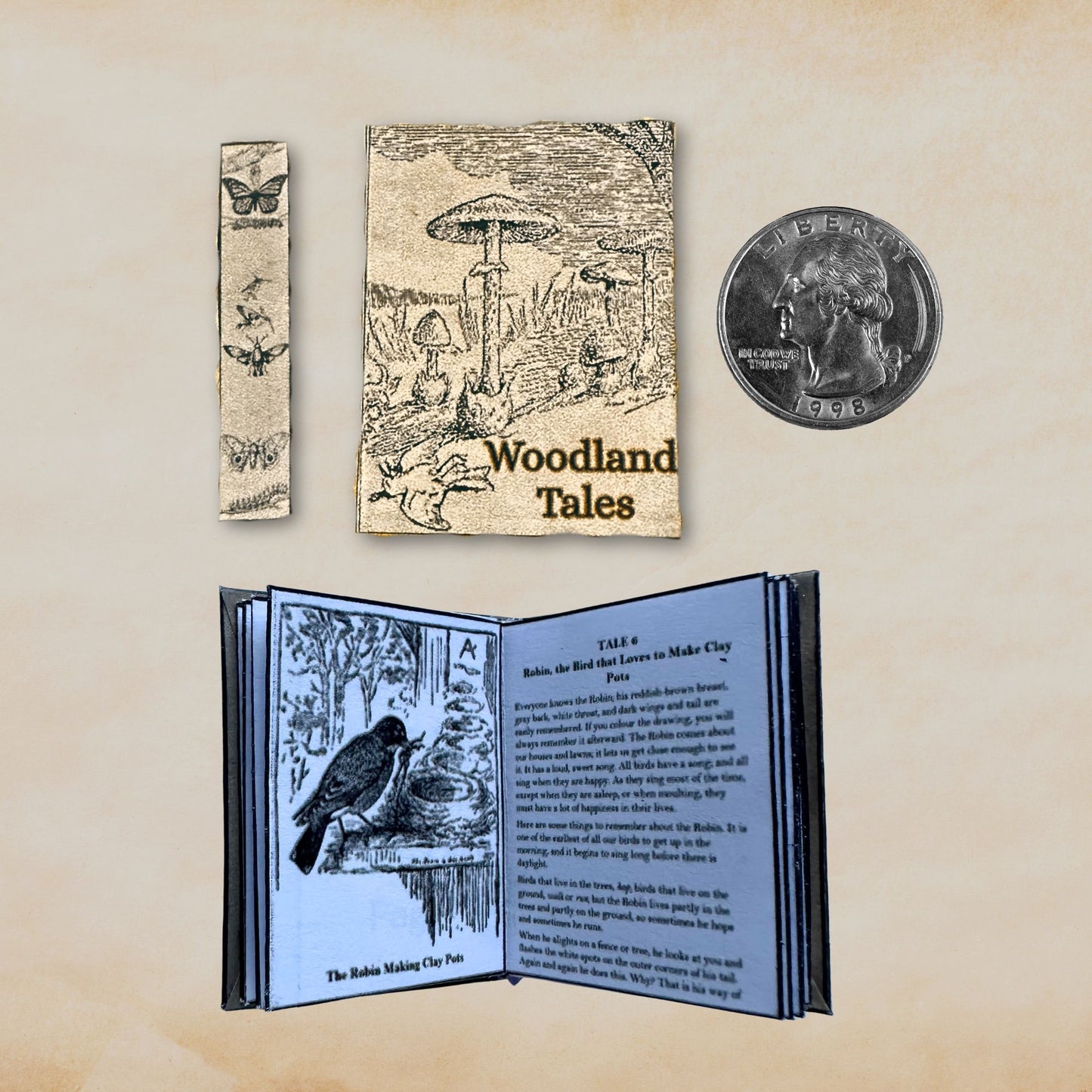 Printable Take to the Woods Miniature Book Bundle of 3 - Instant PDF Download