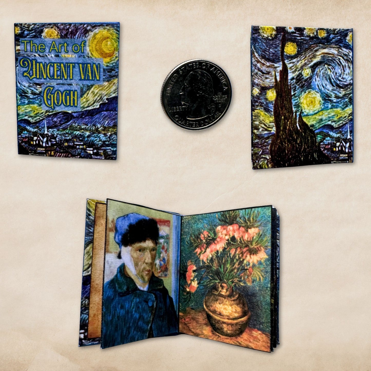 Printable Vincent van Gogh Miniature Book of Art - Instant PDF Download