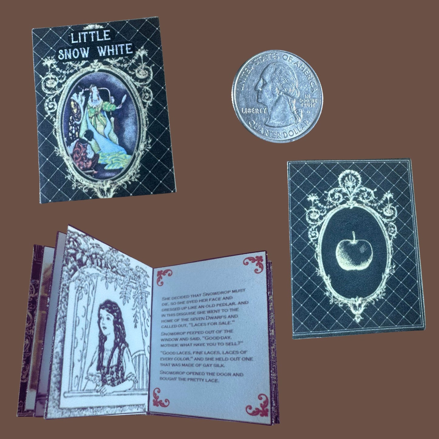 Printable Snow White Miniature Book - Instant PDF Download