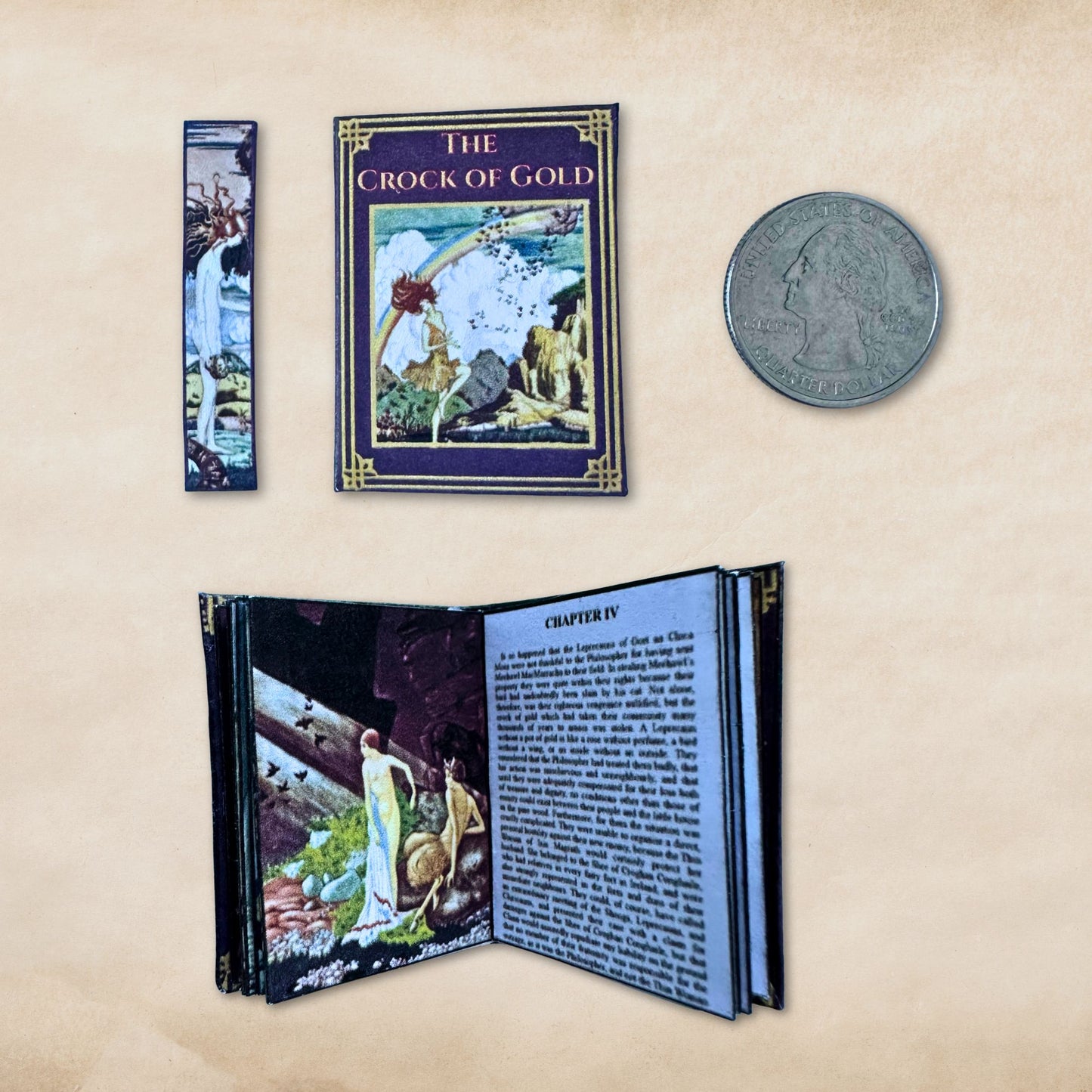 Printable The Crock of Gold Miniature Book - Instant PDF Download