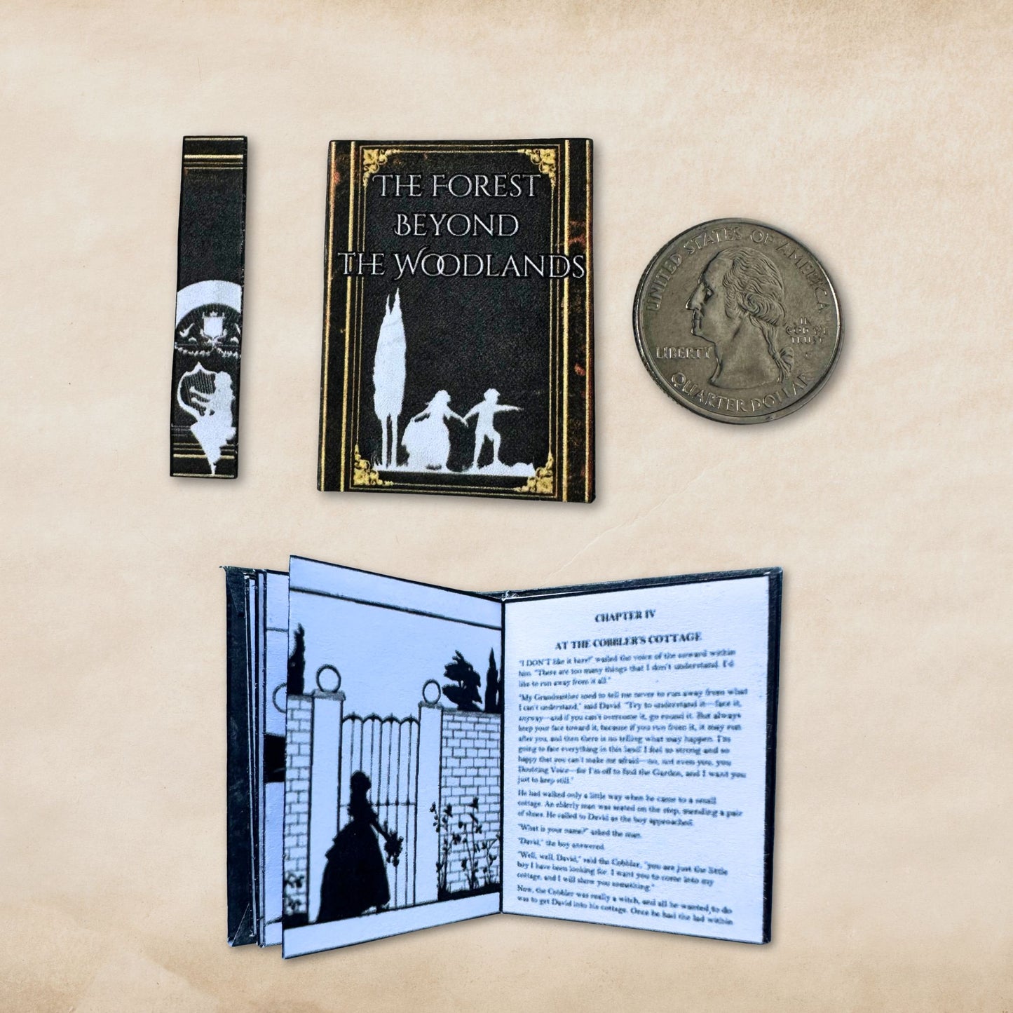Printable The Forest Beyond the Woodlands Miniature Book - Instant PDF Download