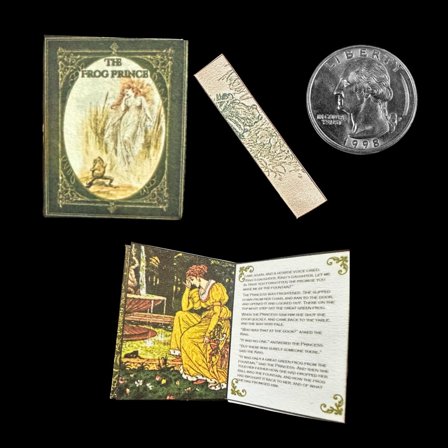 Printable The Frog Prince Miniature Book - Instant PDF Download