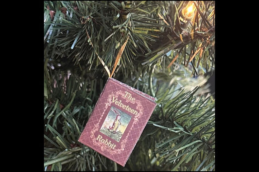 Turning a Miniature Book into a Christmas Ornament