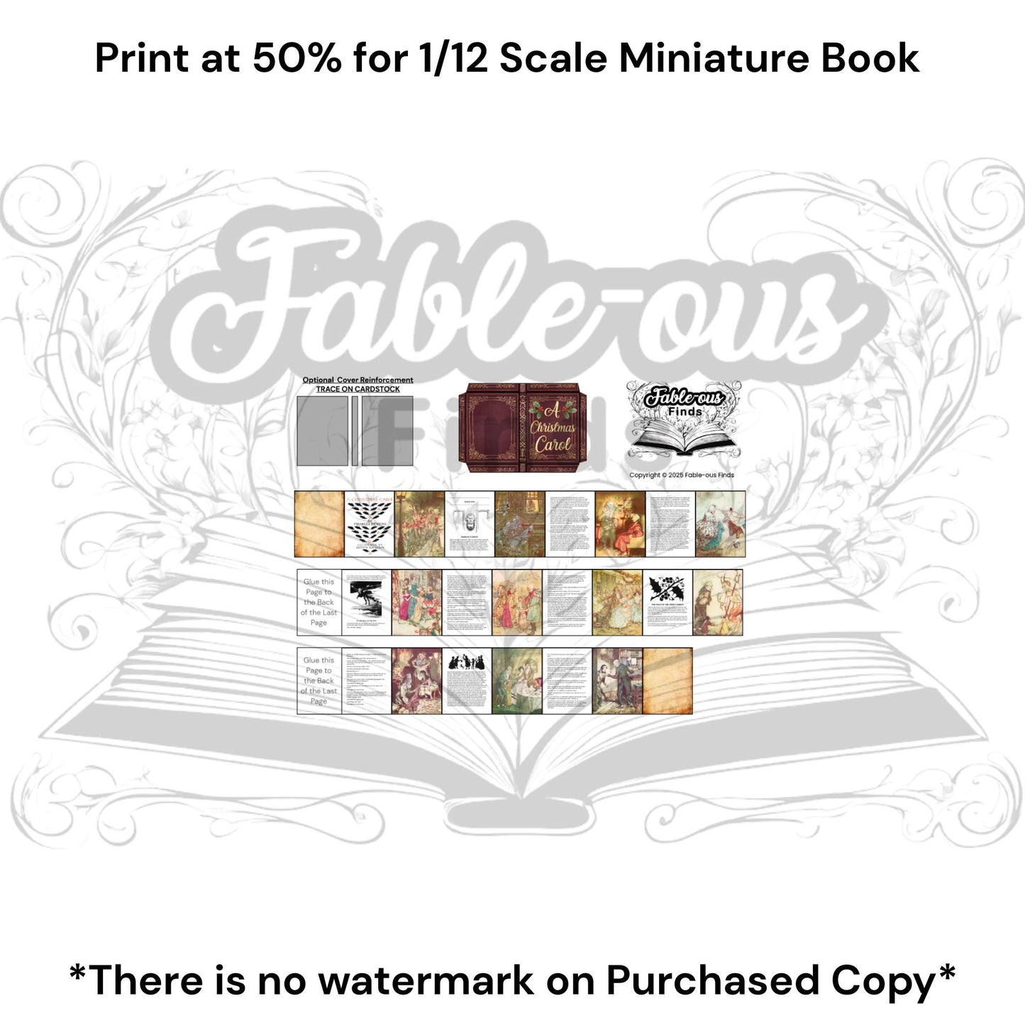 Printable Christmas Stories Miniature Book Bundle of 3 - Instant PDF Download