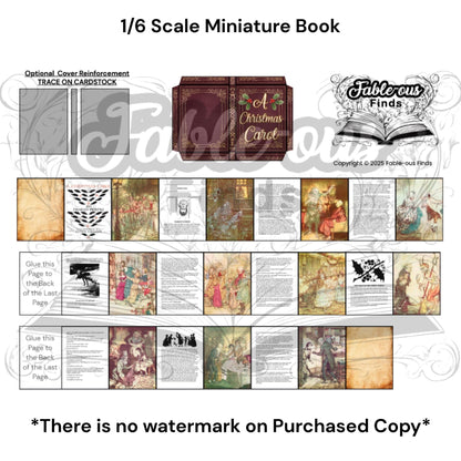 Printable Christmas Stories Miniature Book Bundle of 3 - Instant PDF Download