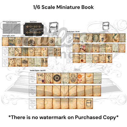 Printable Fairy Spellbook Miniature Book - Instant PDF Download