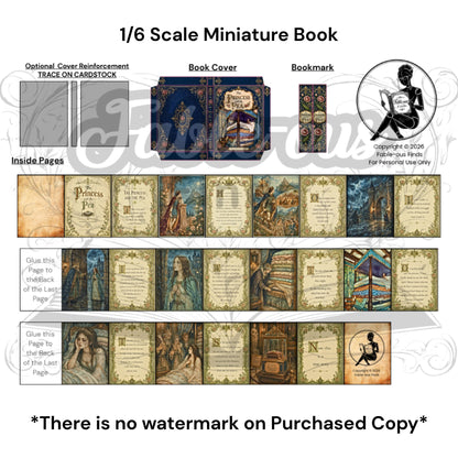 The Princess and the Pea Miniature Book