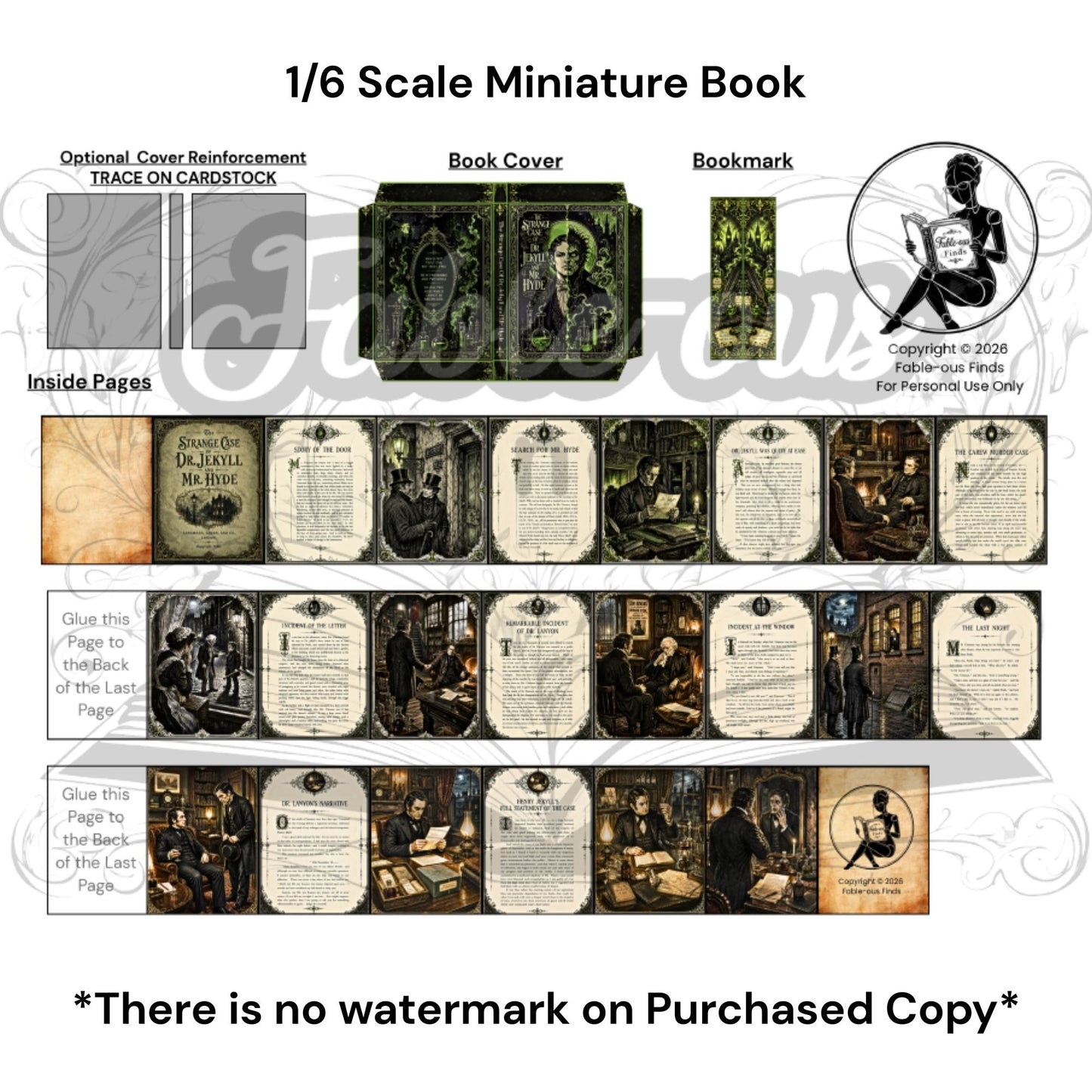 The Strange Case of Dr. Jekyll & Mr. Hyde Miniature Book
