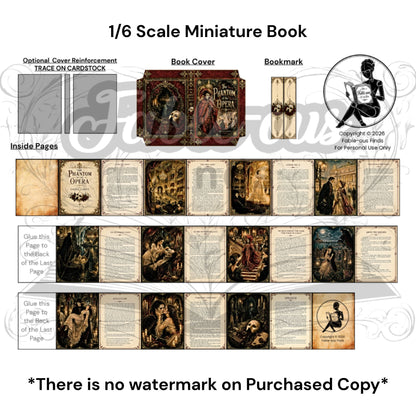 The Phantom of the Opera Miniature Book