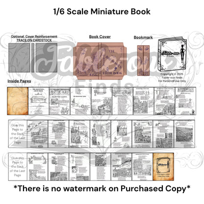 Printable Take to the Woods Miniature Book Bundle of 3 - Instant PDF Download