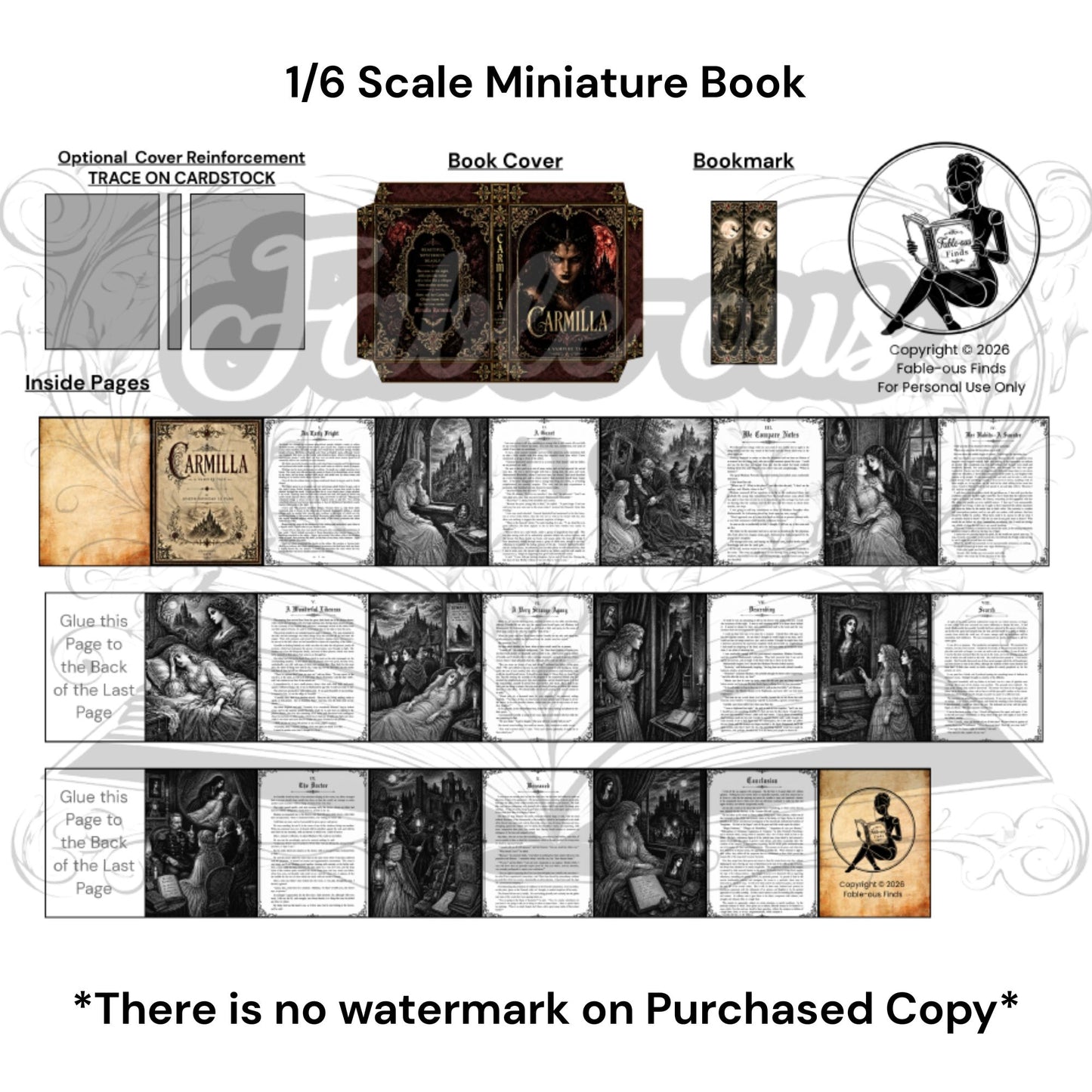 Carmilla Miniature Book