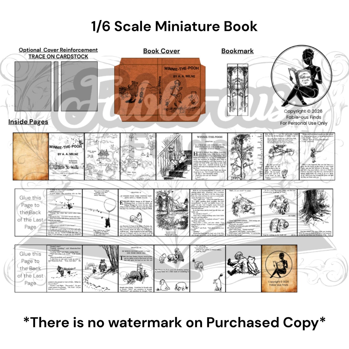 Winnie the Pooh Miniature Book