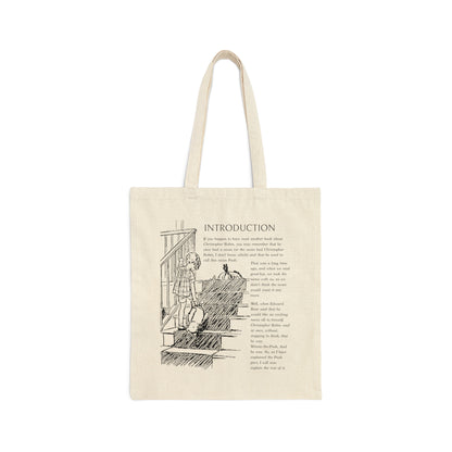 Classic Winnie the Pooh Book Cover Tote Bag