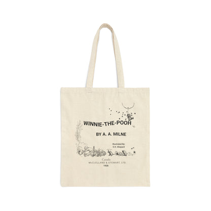 Classic Winnie the Pooh Book Cover Tote Bag