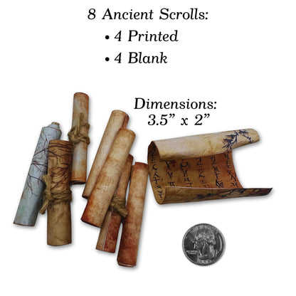 Printable Fairy Spell Chamber Mini Accessories - Instant PDF Download