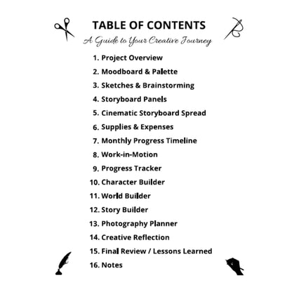 The Maker's Log: A Creative Companion for Artists, Crafters, and Storytellers - Instant PDF Download