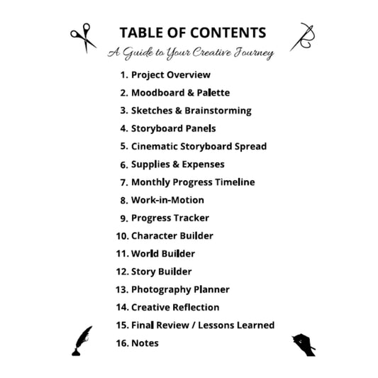 The Maker's Log: A Creative Companion for Artists, Crafters, and Storytellers - Instant PDF Download