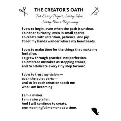 The Maker's Log: A Creative Companion for Artists, Crafters, and Storytellers - Instant PDF Download