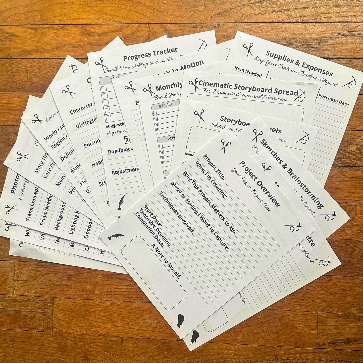 The Maker's Log: A Creative Companion for Artists, Crafters, and Storytellers - Instant PDF Download