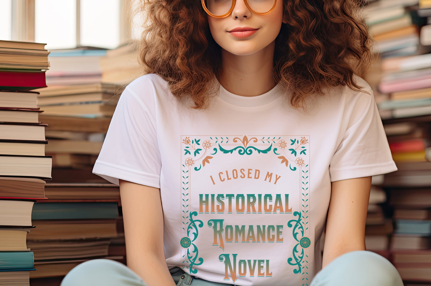 Jane Austen Shirt - I Closed My Historical Romance Novel To Be Here