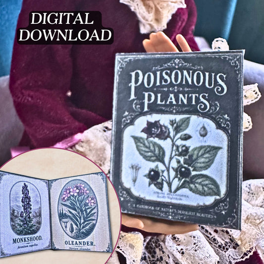 Poisonous Plants Miniature Reference Book
